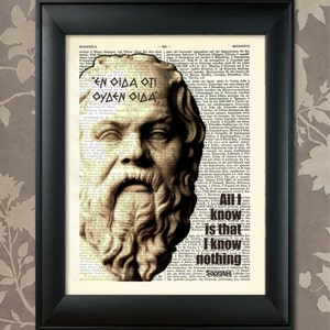 Socrates, filosofisch citaat, filosofie print, Griekse filosofie, grote filosofen, Socrates print, oude Griekse wijsheid, oude Griekenland