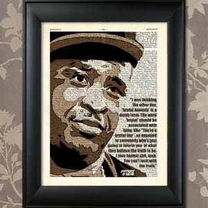 Patrice O'Neal Quote, Patrice O'Neal Art, Patrice O'Neal Print, Patrice O'Neal Gift, African American, Comedian, College Dorm, Black Lives