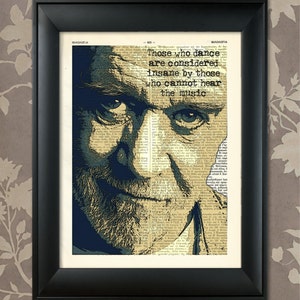 George Carlin Quote, George Carlin Art, George Carlin Print, George Carlin Poster, George Carlin, Comedian, Life Philosopher, College Dorm