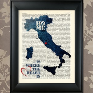 Italy Art Print, Italy Print, Italy Map Art, Italy Wall Art, Italy Pride, Italy Map Print, Italy Map, Italy Decor, Italy Gift, Italia