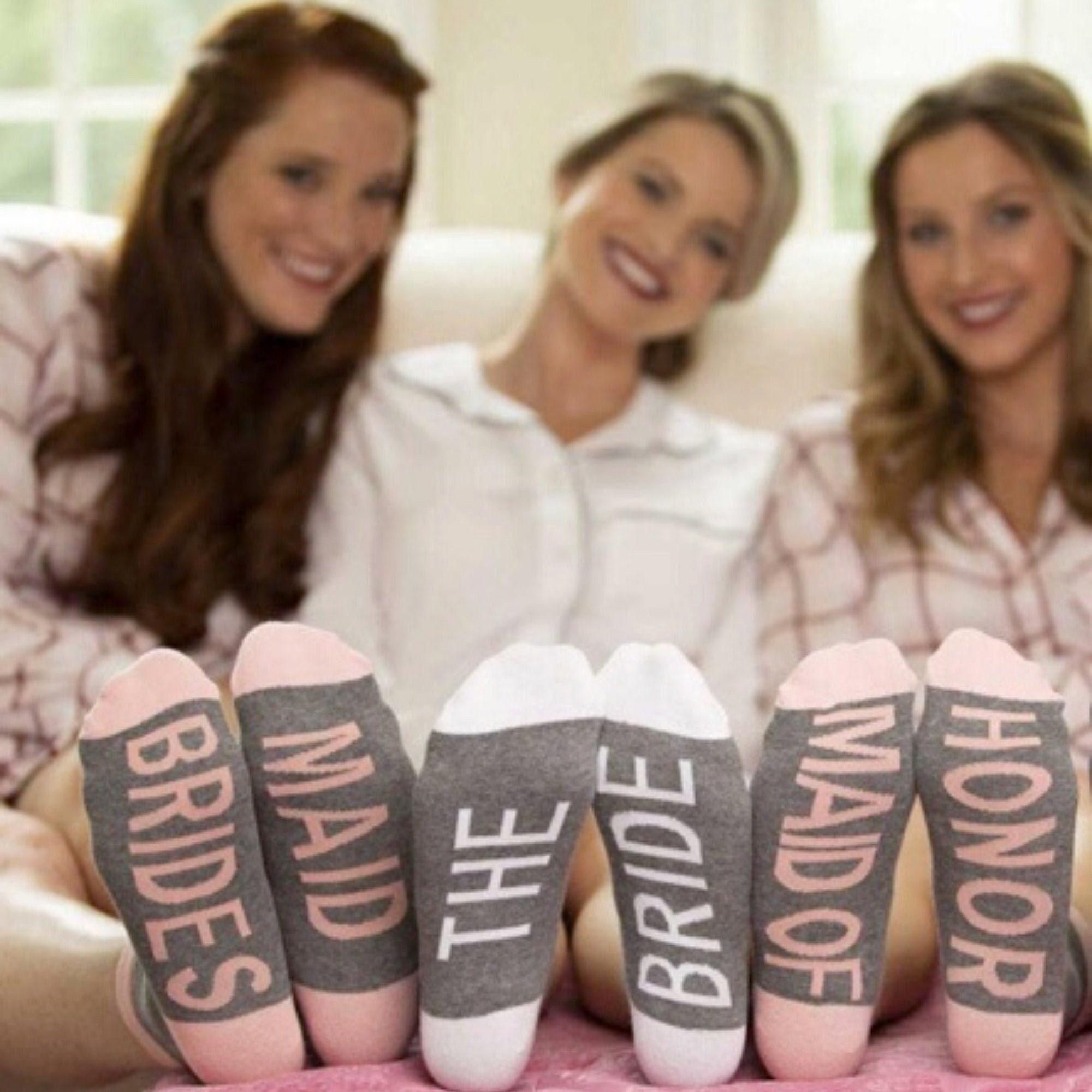 Bridesmaid Socks Wedding Socks Bride Socks Bride Squad | Etsy