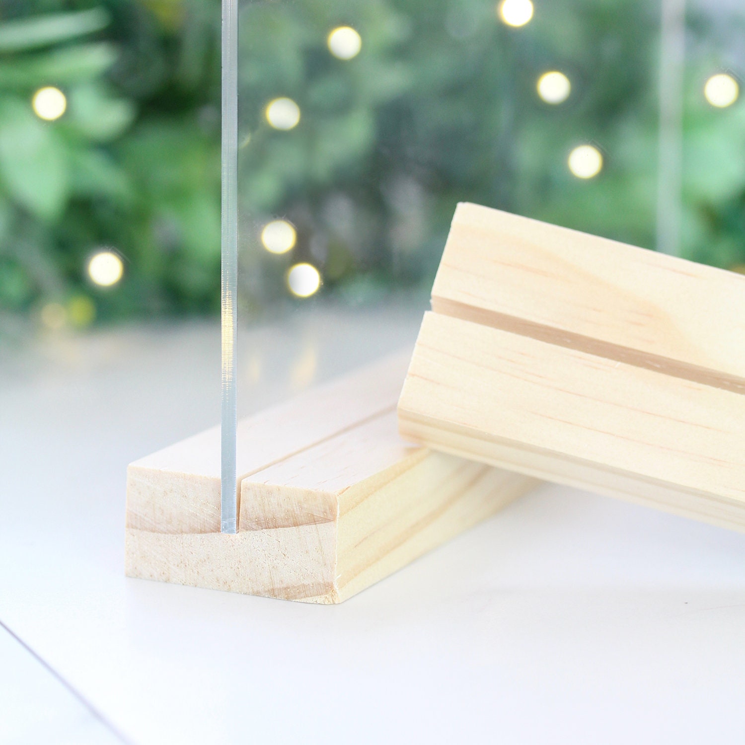 Wooden Sign Stands Acrylic Wedding Sign Holders Table Etsy
