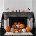 Halloween Decoration, Fireplace Mantle Scarf Cover, Black Lace Spiderweb, Festive Party Supplies, Fall Mantel Decor, Rustic Halloween Decor 