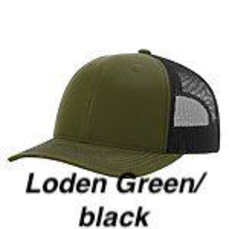 North Carolina Golf Hat: Leather Patch Richardson 112 Trucker zdjęcie 5