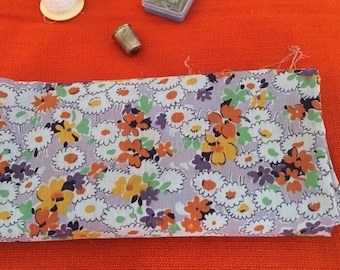 flower fabric coupon