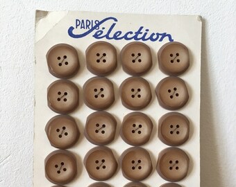 Old beige buttons