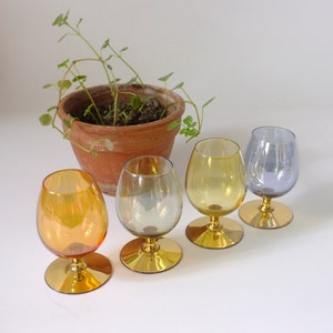 Vintage stemmed glasses