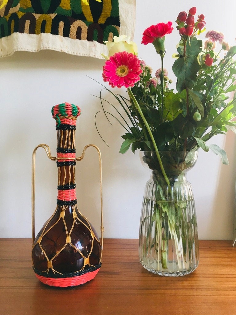 Carafe Scoubidou Vintage