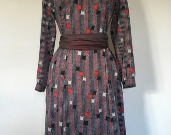 Robe vintage, robe manches longues