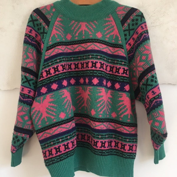 Pull en laine vintage