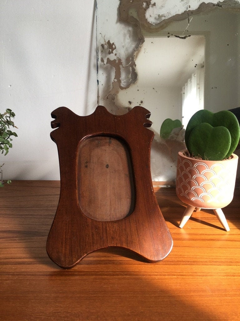 Cadre Photo Ancien en Bois, Cadeau Mariage