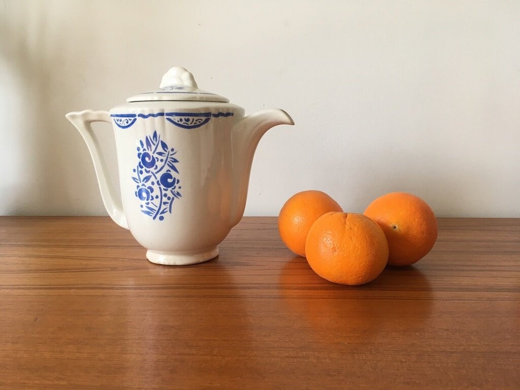 Cafetière Ancienne, Cafetière Céramique, Cadeau Fêtes Des Mères