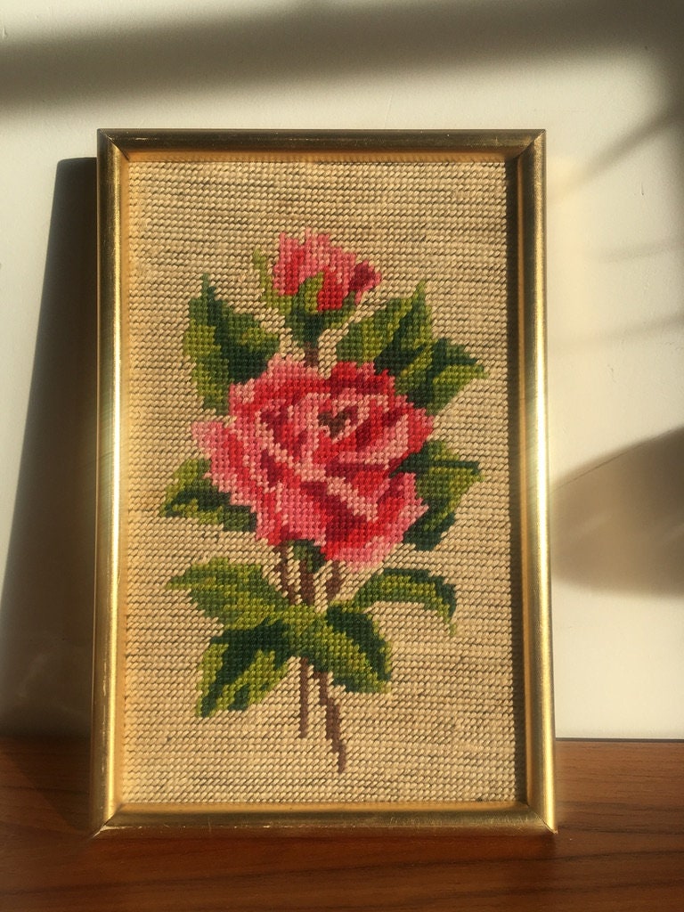 Tapisserie Point de Croix Vintage