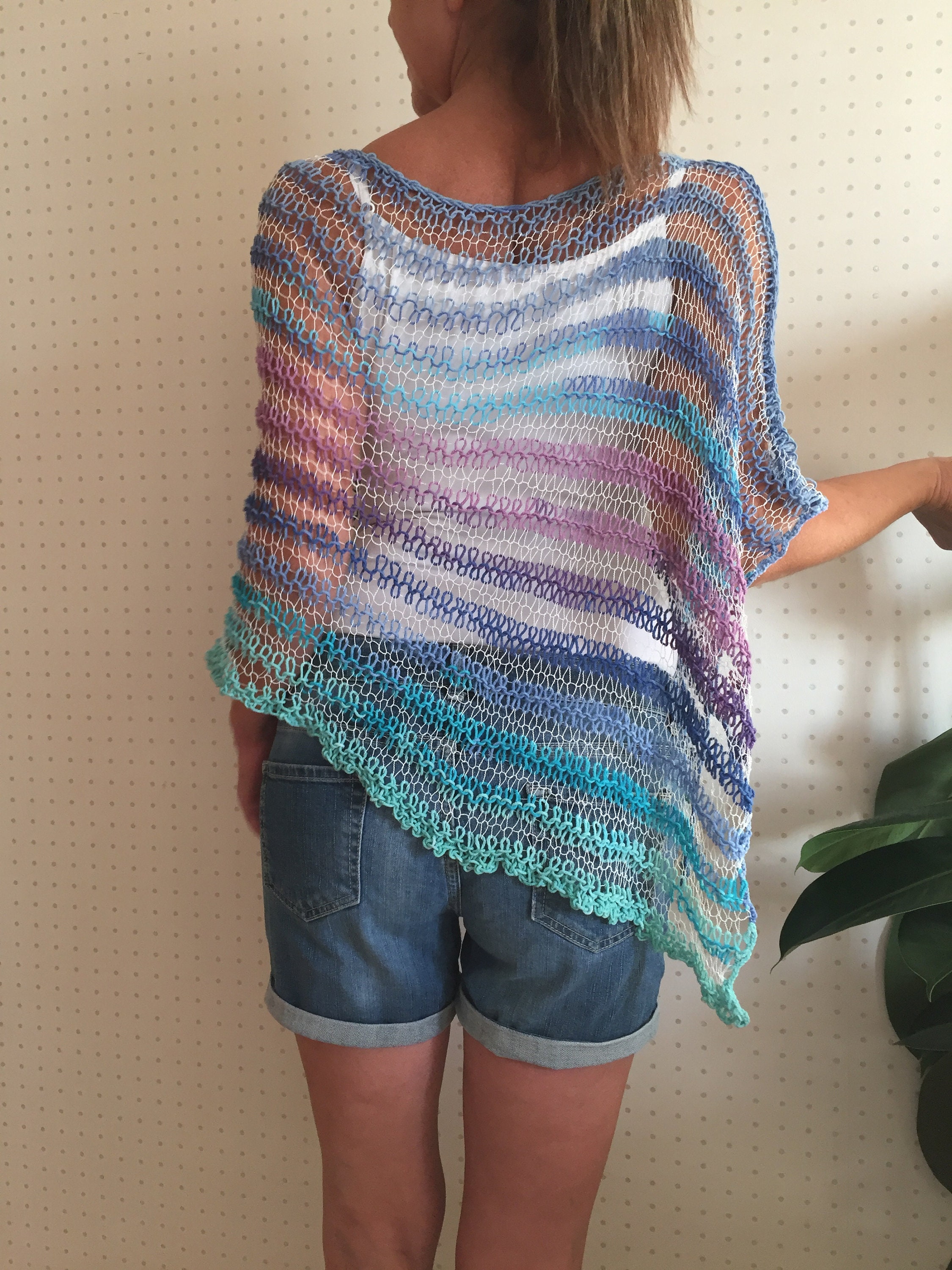 loose knit shawl