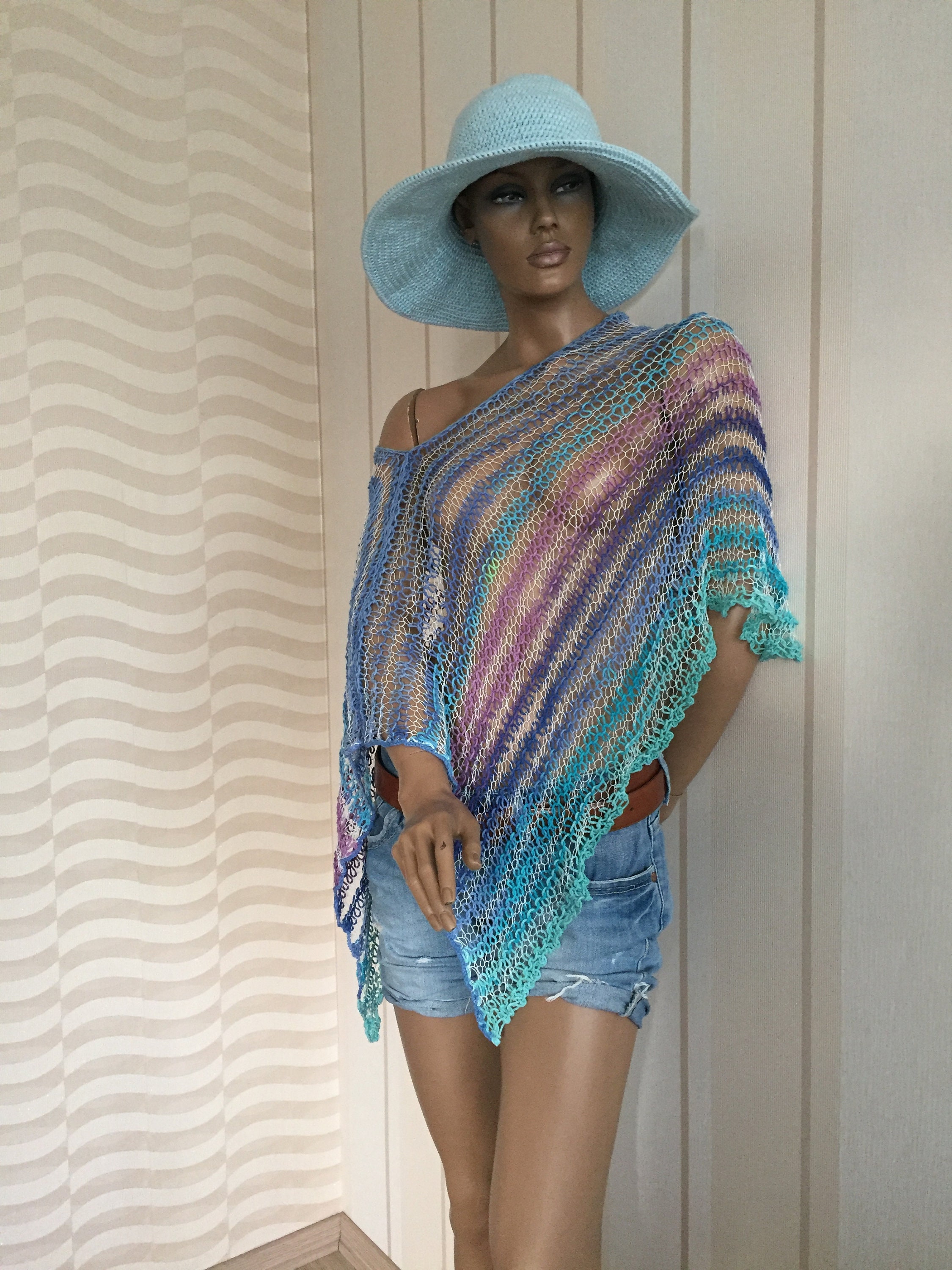loose knit shawl