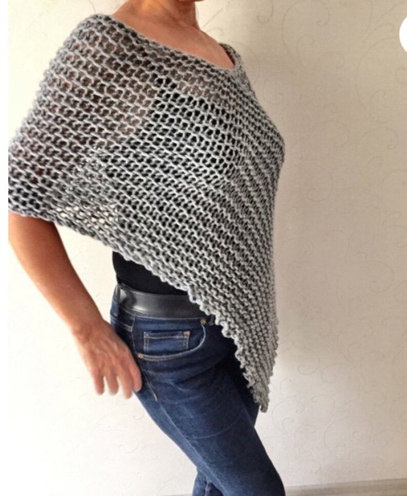 chunky wool poncho in yellow by Dukyana.Vintage design. | Mohair sweater, Knitted poncho, Wool 