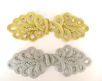 Oyster frog closure 3 scroll Set of 3