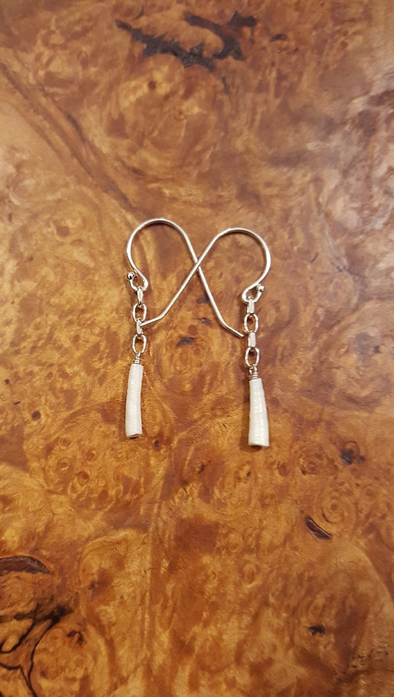 dentalium shell earrings