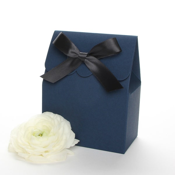 Favor Boxes, Navy Favor Box, Navy Blue Favor Boxes, Candy Boxes, Navy Favour Boxes, Favour Boxes, Navy Blue Wedding, Nautical Favor Boxes