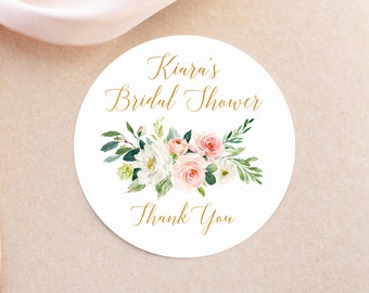 Bridal Shower Stickers Printable, Bridal Shower Labels Template, Baby Shower Sticker, Labels Stickers, Gold Bridal Shower, Mason Jar Label