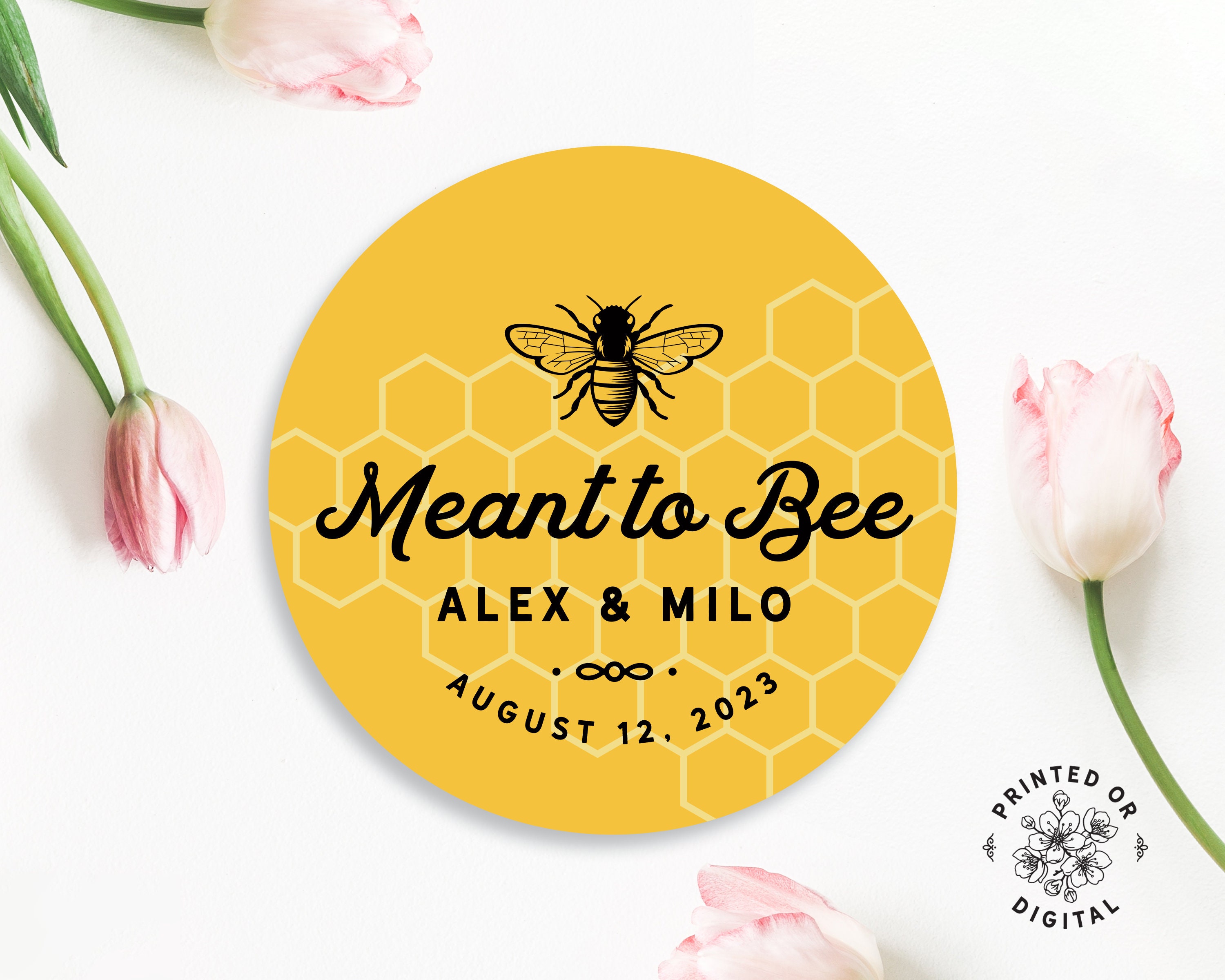 Meant to Bee Stickers Meant to Bee Meant to Bee Tags Meant | Etsy