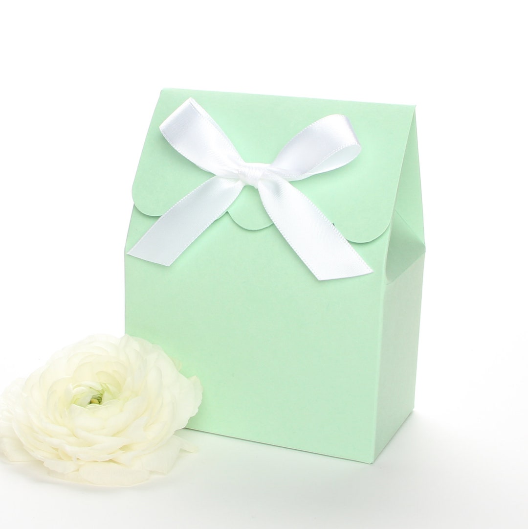Favor Boxes, Favor Boxes Mint, Mint Paper Bag, Mint Favor Bags, Mint