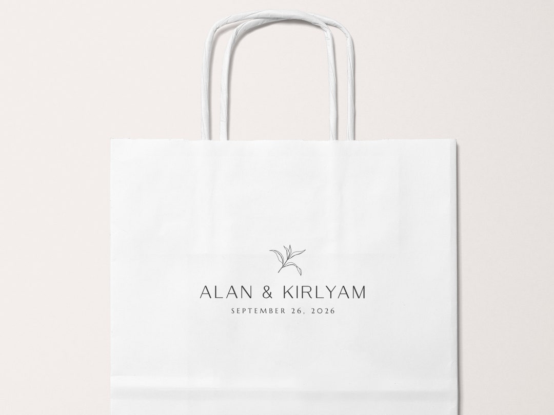 Wedding Welcome Bags for Hotel Guests and Destination Weddings Custom