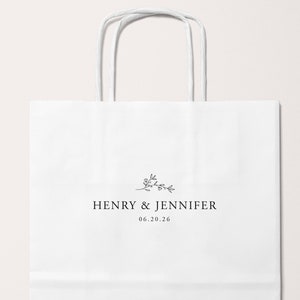 Wedding Welcome Bags for Hotel Guests and Destination Weddings, Custom Paper Bags for Favors, Wedding Welcome Box, Kit, Gift Bags in Bulk