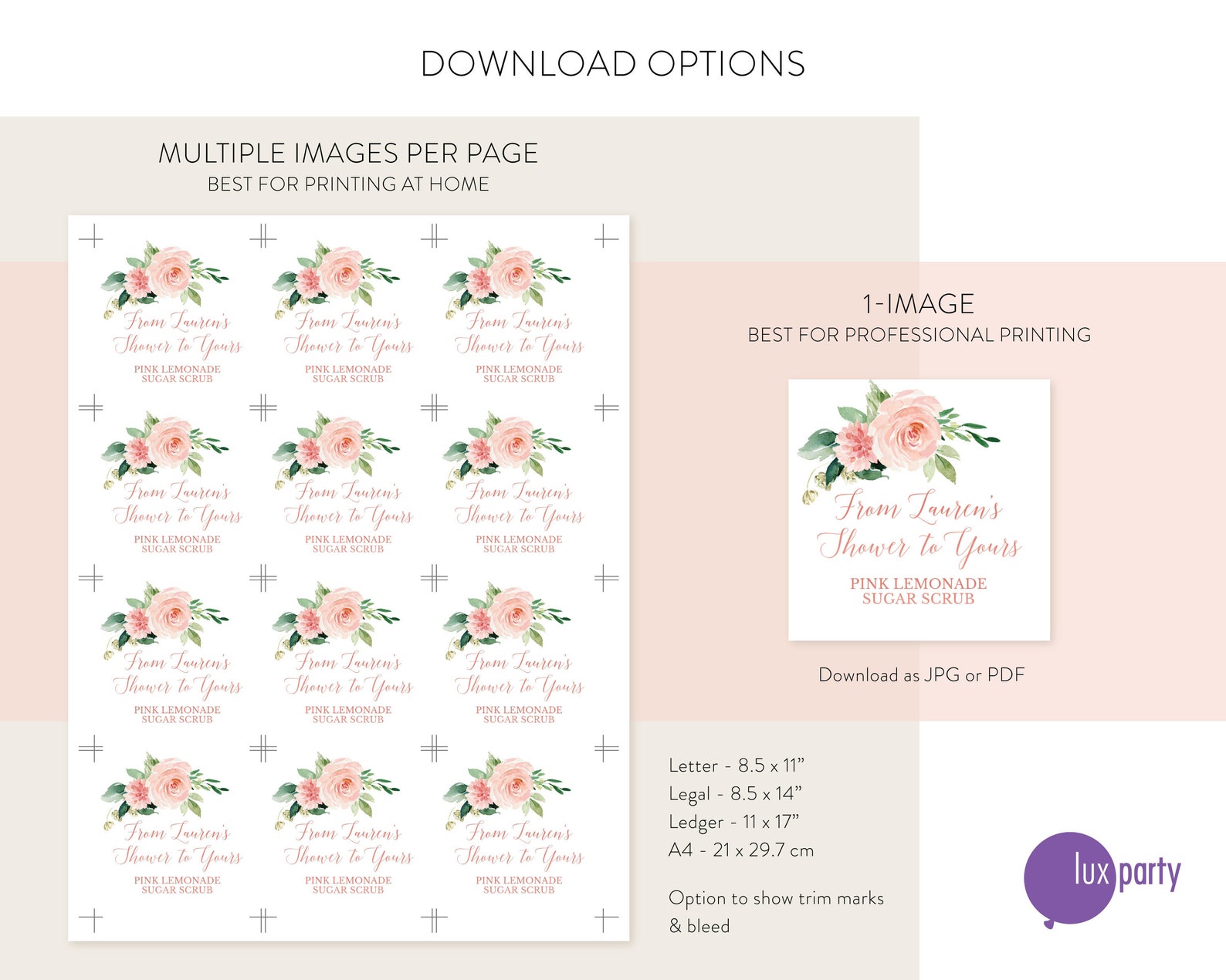 From My Shower to Yours Stickers Printable From My Shower to - Etsy
