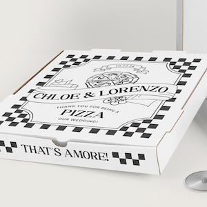 Custom Pizza Boxes, Pizza Box with Logo, Pizza Box Party Favors, Pizza Boxes Baby, Pizza Box Wedding Proposal, Personalized Pizza Packaging