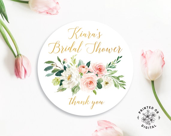 Bridal Shower Stickers Bridal Shower Labels Bridal Shower | Etsy