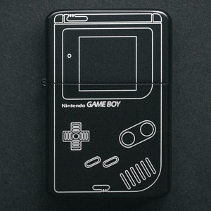 Game Boy Retro Flip Lighter - Laser Engraved - Cool Gift for Gamer - Nostalgic 80s 90s Gaming Collectible