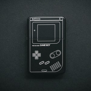 Nintendo Game Boy Retro Flip Lighter - Laser Engraved - Cool Gift for Gamer - Nostalgic 80s 90s Gaming Collectible