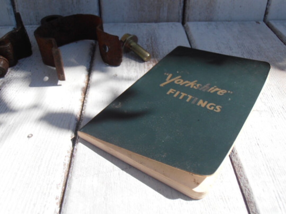 Vintage Yorkshire Capillary Fittings Pocketbook of Illustrations