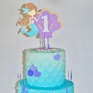 Mermaid Cake Topper