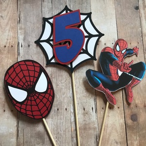 Spider-Man Centerpiece Sticks