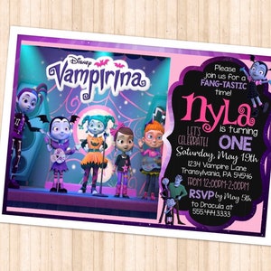 Vampirina Invitation *Digital File*