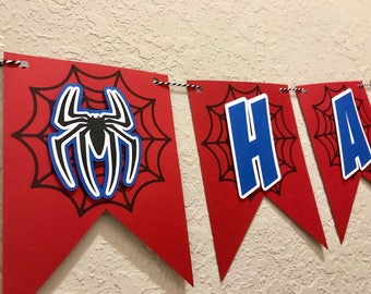 Spider-Man Birthday Banner