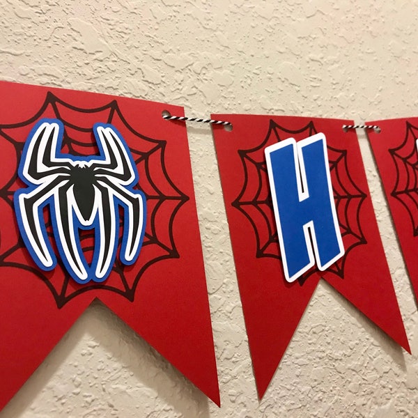 Spider-Man Birthday Banner