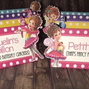 Fancy Nancy Food Labels - Set of 8