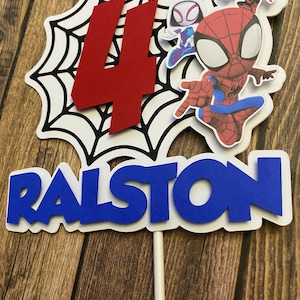 Spidey & Friends Cake Topper