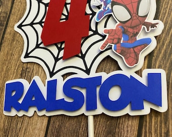 Spidey & Friends Cake Topper