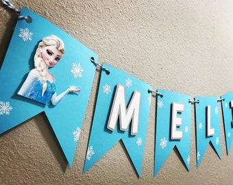 Frozen Inspired Banner