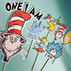 Dr. Seuss Cake Topper - Etsy