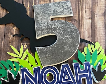 Jurassic World Inspired Cake Topper