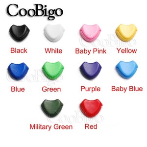 Plastic Colorful Zipper Pull Cord Ends Lock Stopper For Rope Paracord Apparel Backpack Accessories #FLC118(Mix-s)