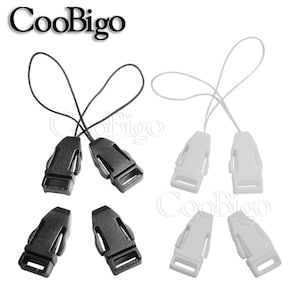 Fivela de liberação lateral de 5/16 "(8mm), para liberação rápida, capa de telefone, suporte de câmera, cartão de identificação, chaveiro, acessórios # FLC002/FLC110