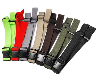1&quot; Chest Strap Adjustable Sternum Harness Webbing Dual Release Buckles for Outdoor Bag Backpack Replacement Accessory 7 Colors for Picking