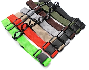 1" Assorted Colors Backpack Chest Harness Strap Adjustable Sternum Webbing Dual Release Buckles for Outdoor Bag Replacement Accessory