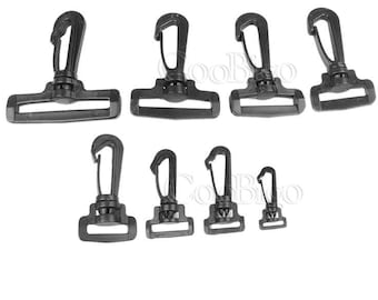 10mm~50mm Plastic Swivel Snap Clasp Hooks Buckle Hardware Outdoor Backpack Straps Webbing Belt Bag Parts Accessories #FLC015